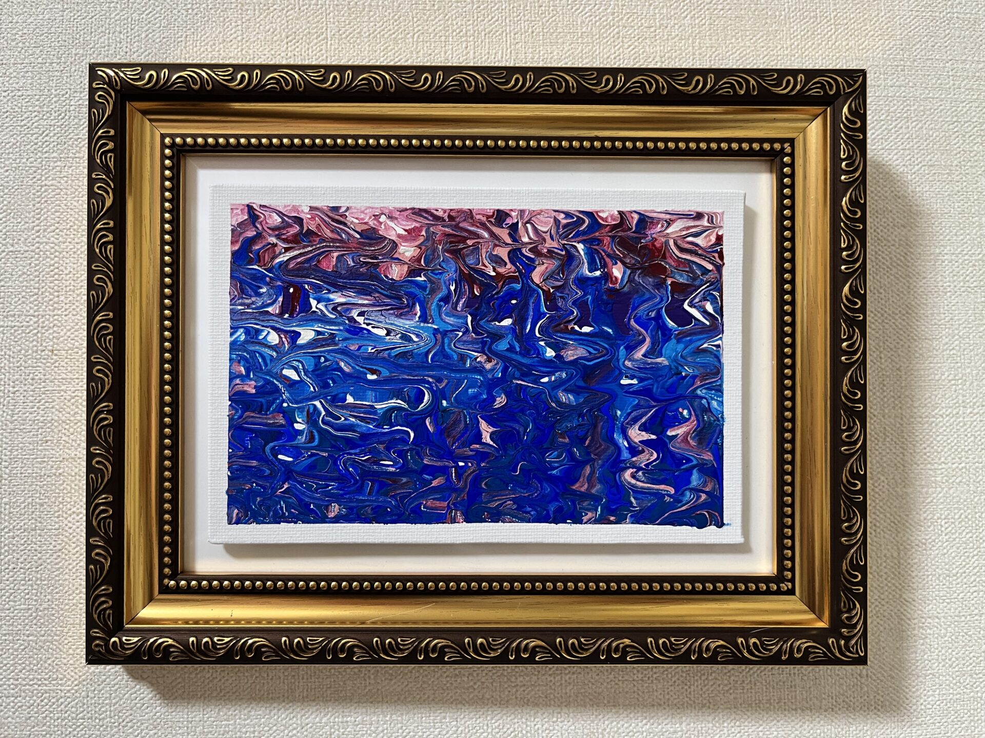 Resonant Sapphire Veil (208) 原画の額装